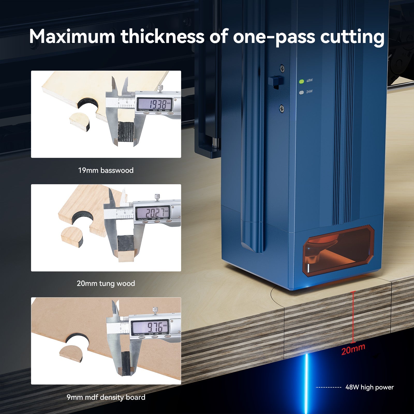 AtomStack A40/S40 Max Large Size Laser Engraving And Cutting Machine with F60 Air Assist Kit