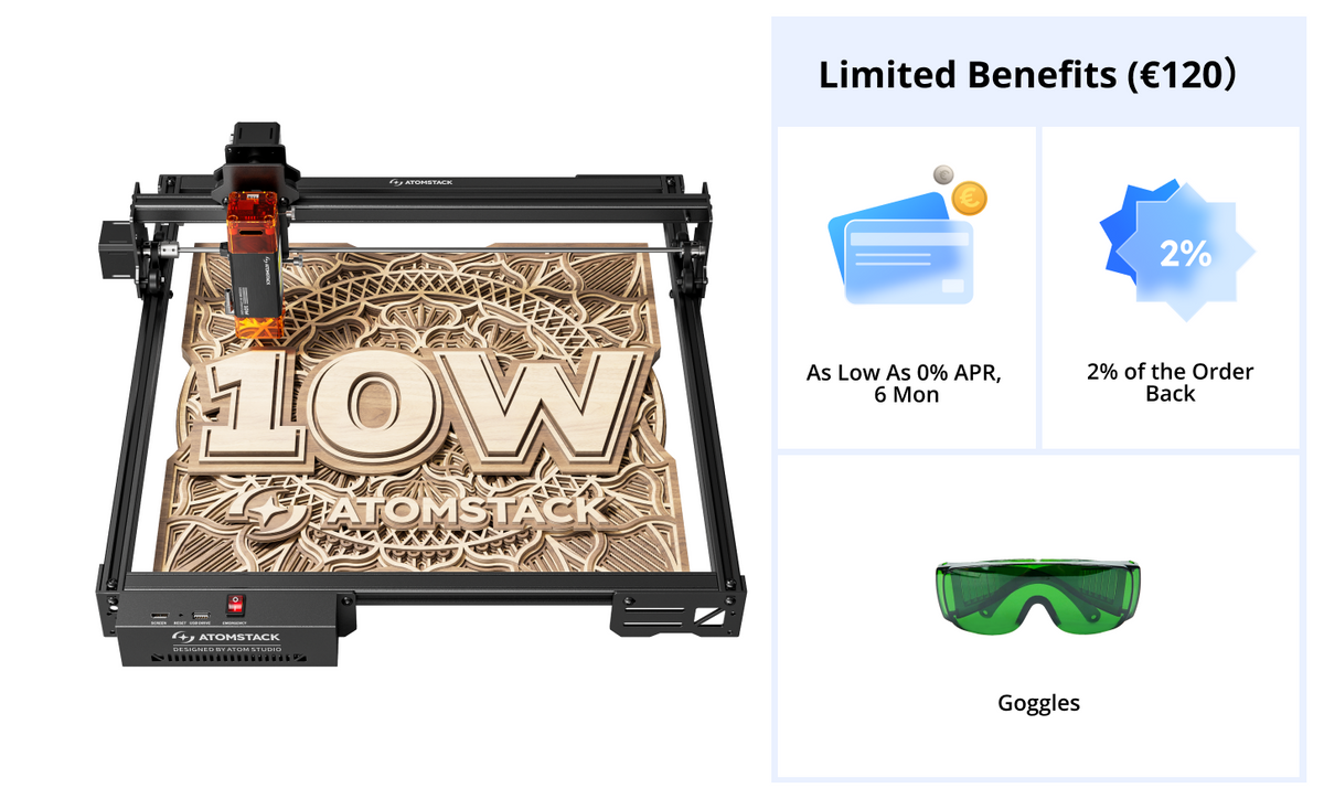 AtomStack A10 Pro V2 Laser Engraver