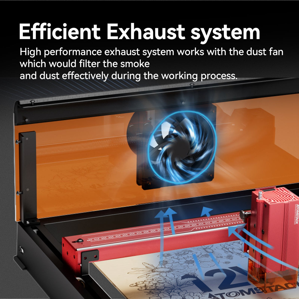 AtomStack A24 Ultra Optical Power 24W Unibody Frame Laser Engraver