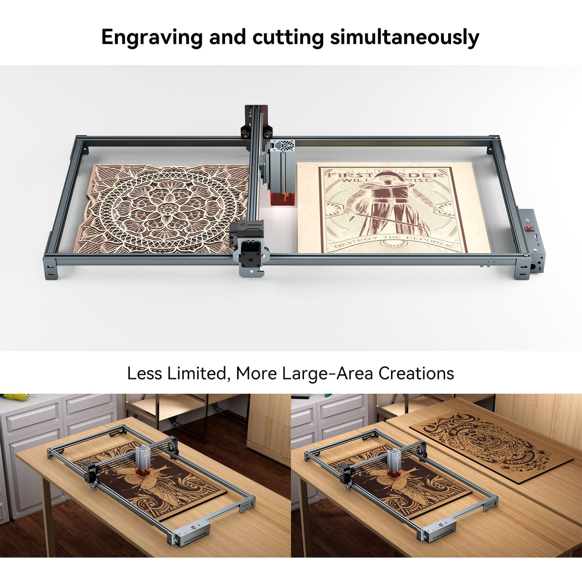 AtomStack Laser Engraving Area Extension Kit for A40 Pro V2