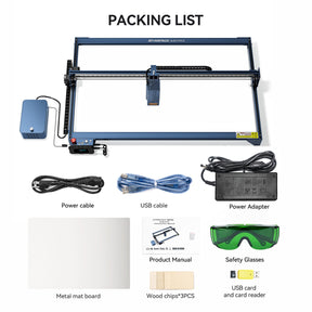 AtomStack A40/S40 Max Large Size Laser Engraving And Cutting Machine with F60 Air Assist Kit