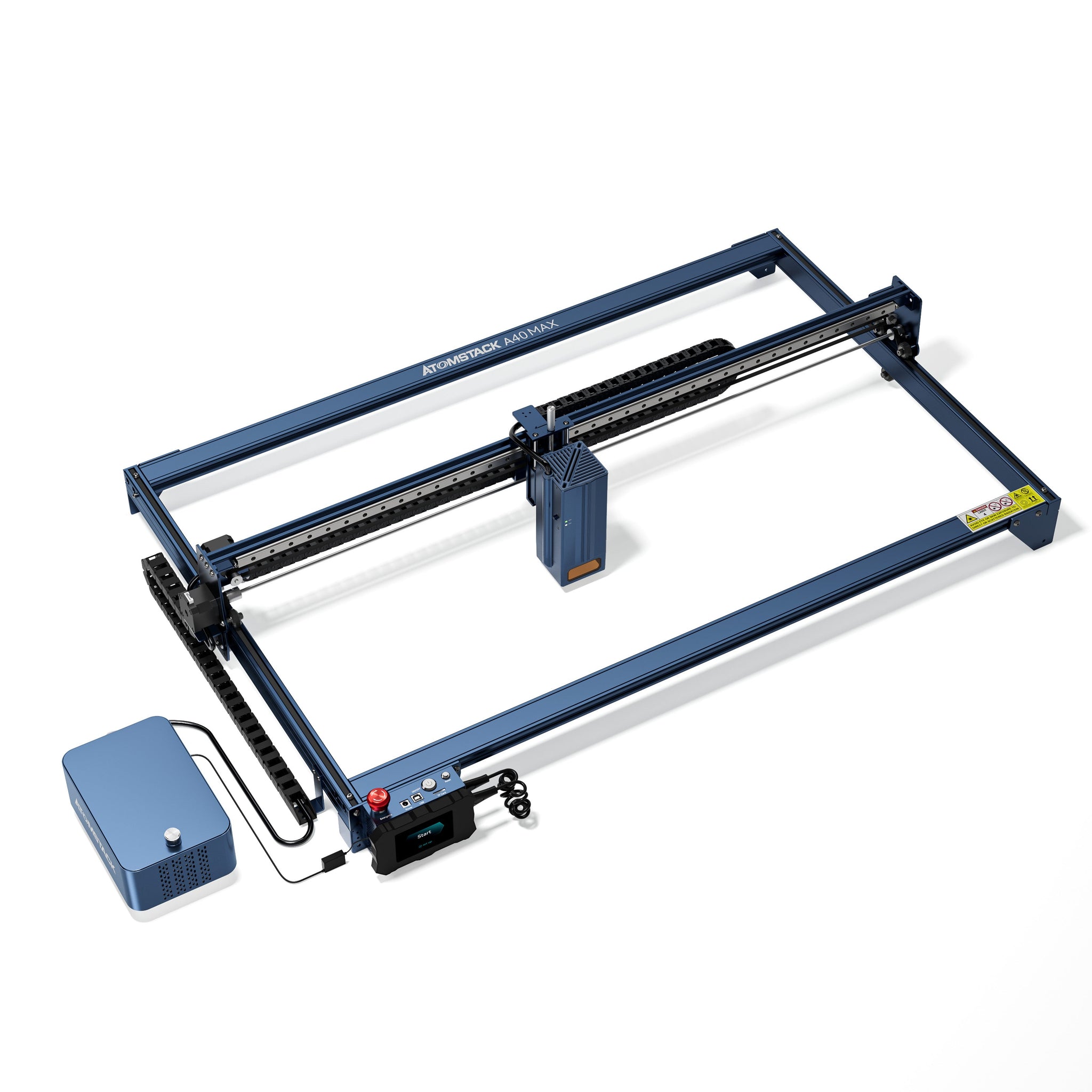 AtomStack A40/S40 Max Large Size Laser Engraving And Cutting Machine with F60 Air Assist Kit