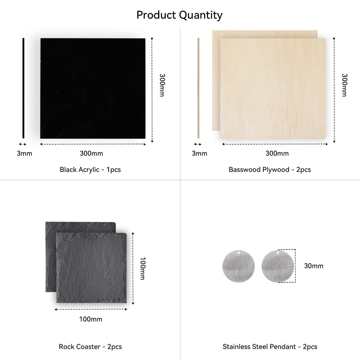 AtomStack Material kit for Kraft