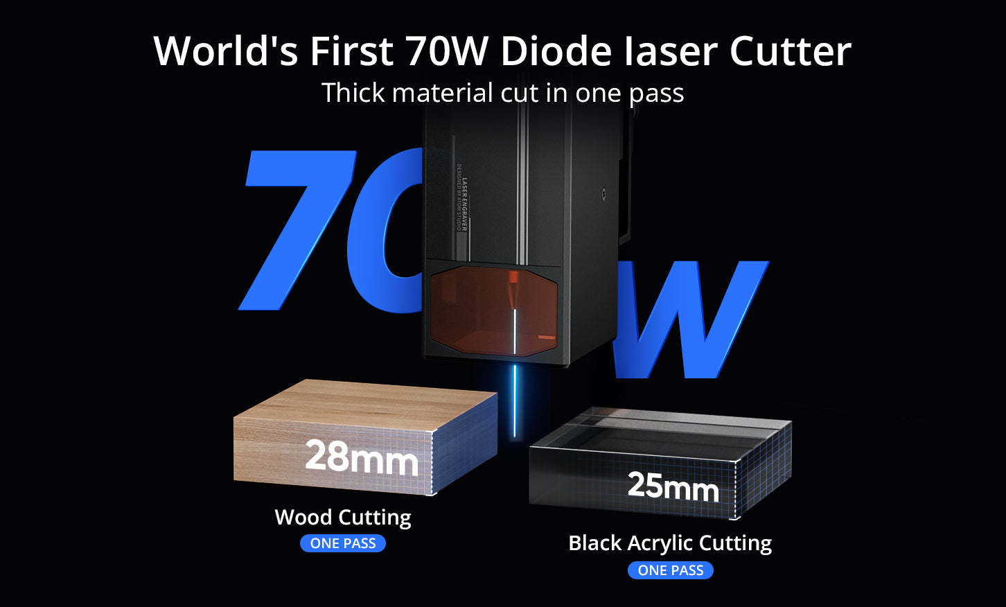AtomStack A70 Max Laser Cutter
