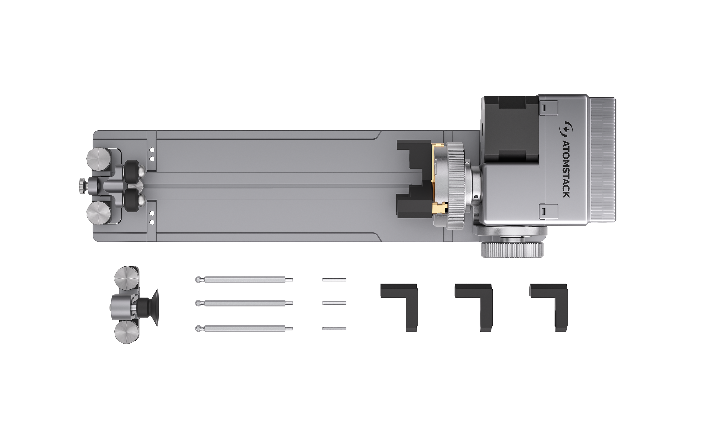 AtomStack Laser Engraver  Rotary Chuck R8