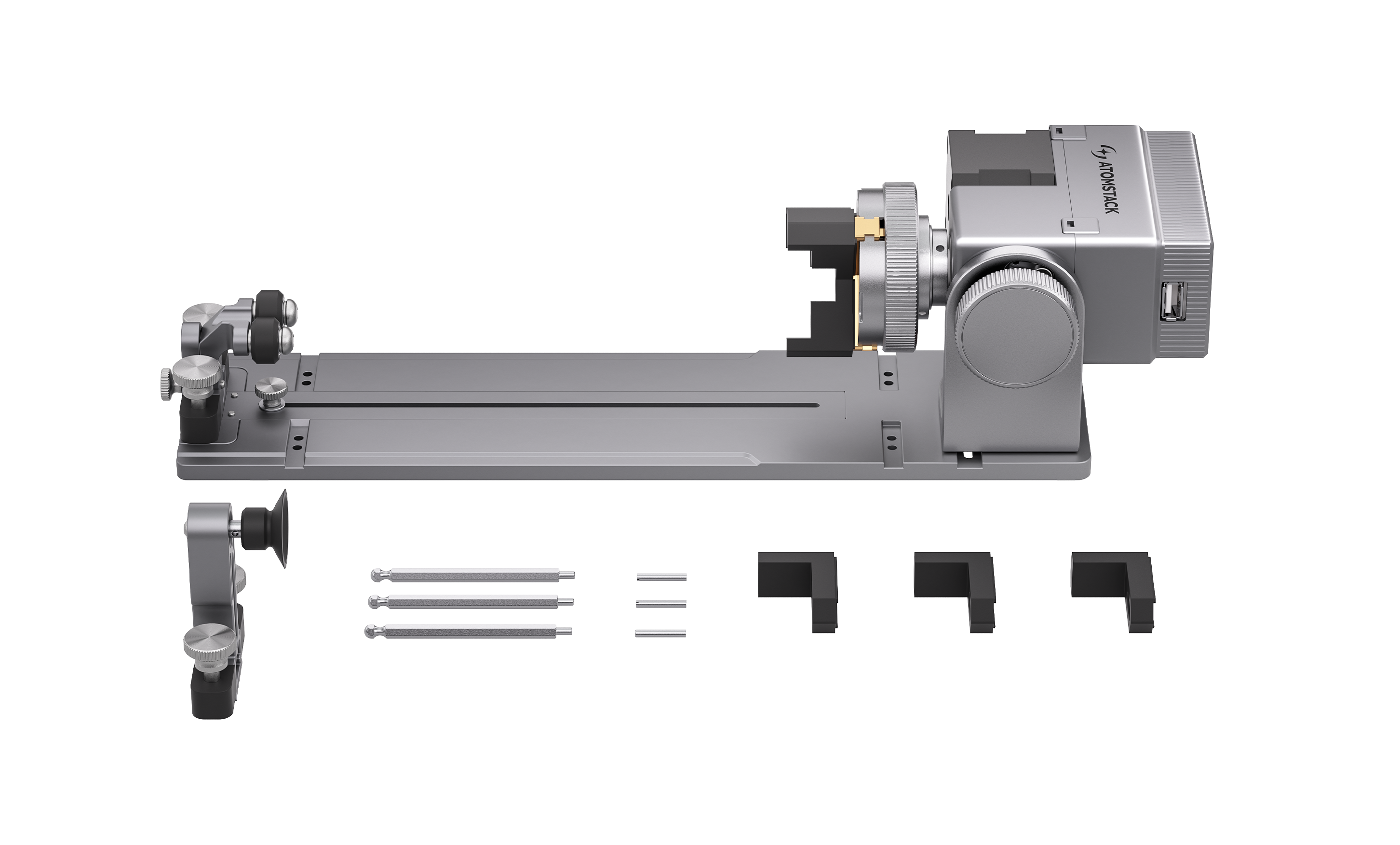 AtomStack Laser Engraver  Rotary Chuck R8