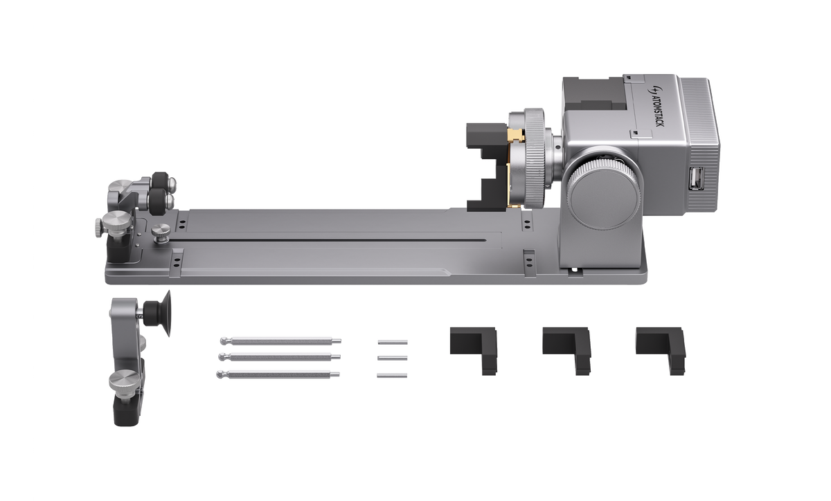 AtomStack Laser Engraver  Rotary Chuck R8