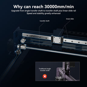 AtomStack A40/S40 Max Large Size Laser Engraving And Cutting Machine with F60 Air Assist Kit