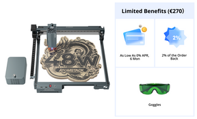 AtomStack A40 Pro V2 Laser Engraver with F60 Air Assist Kit